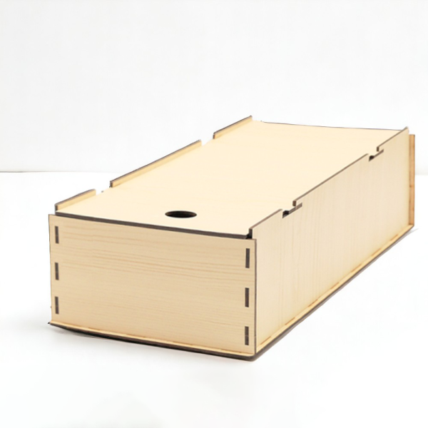 Ламинированная Подарочная коробка из HDF 31,5*16,5*9,5 см / Дизайнерская и объёмная
